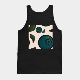 blueberry pattern Tank Top